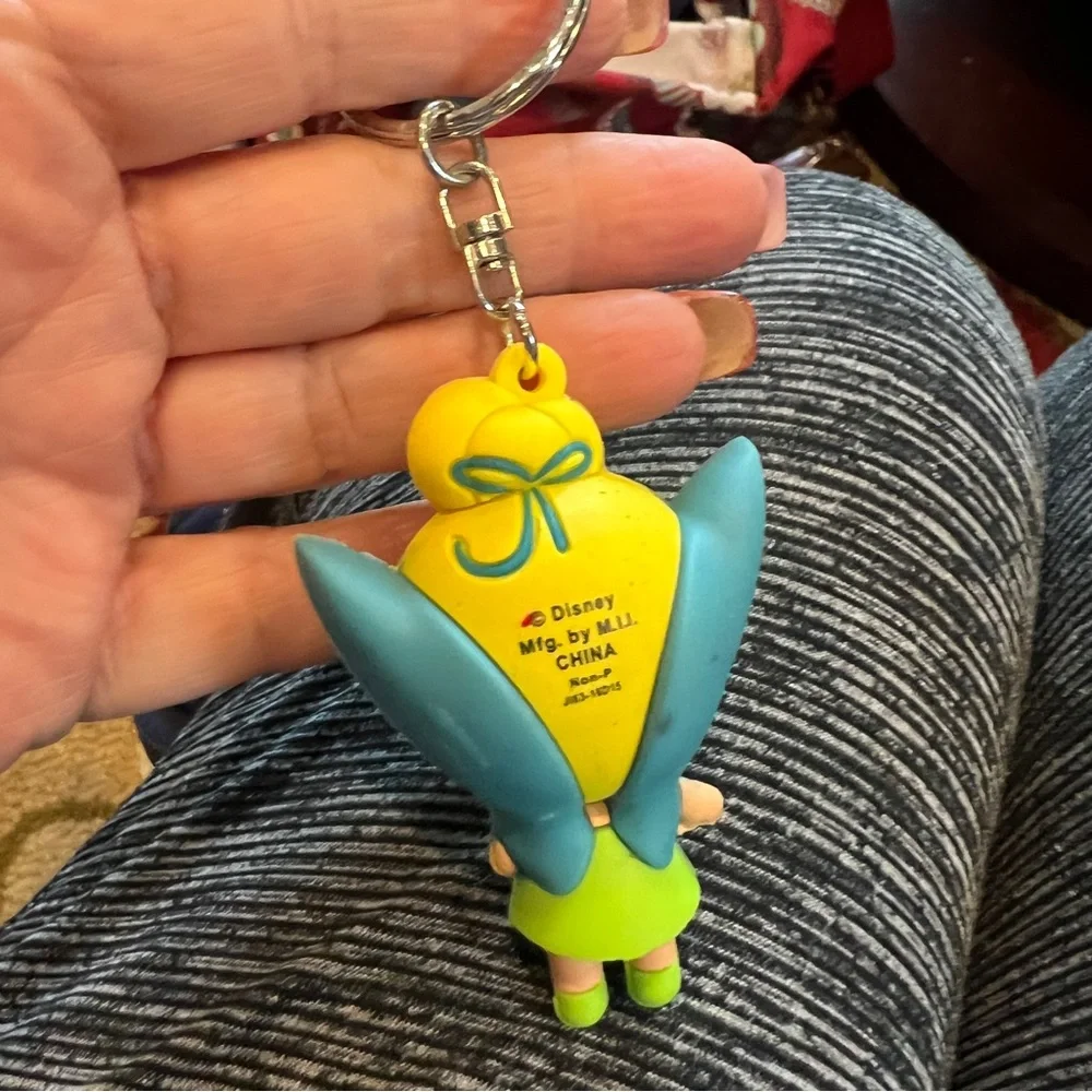 Tinkerbell Keychain Frozen Snowman Disney
